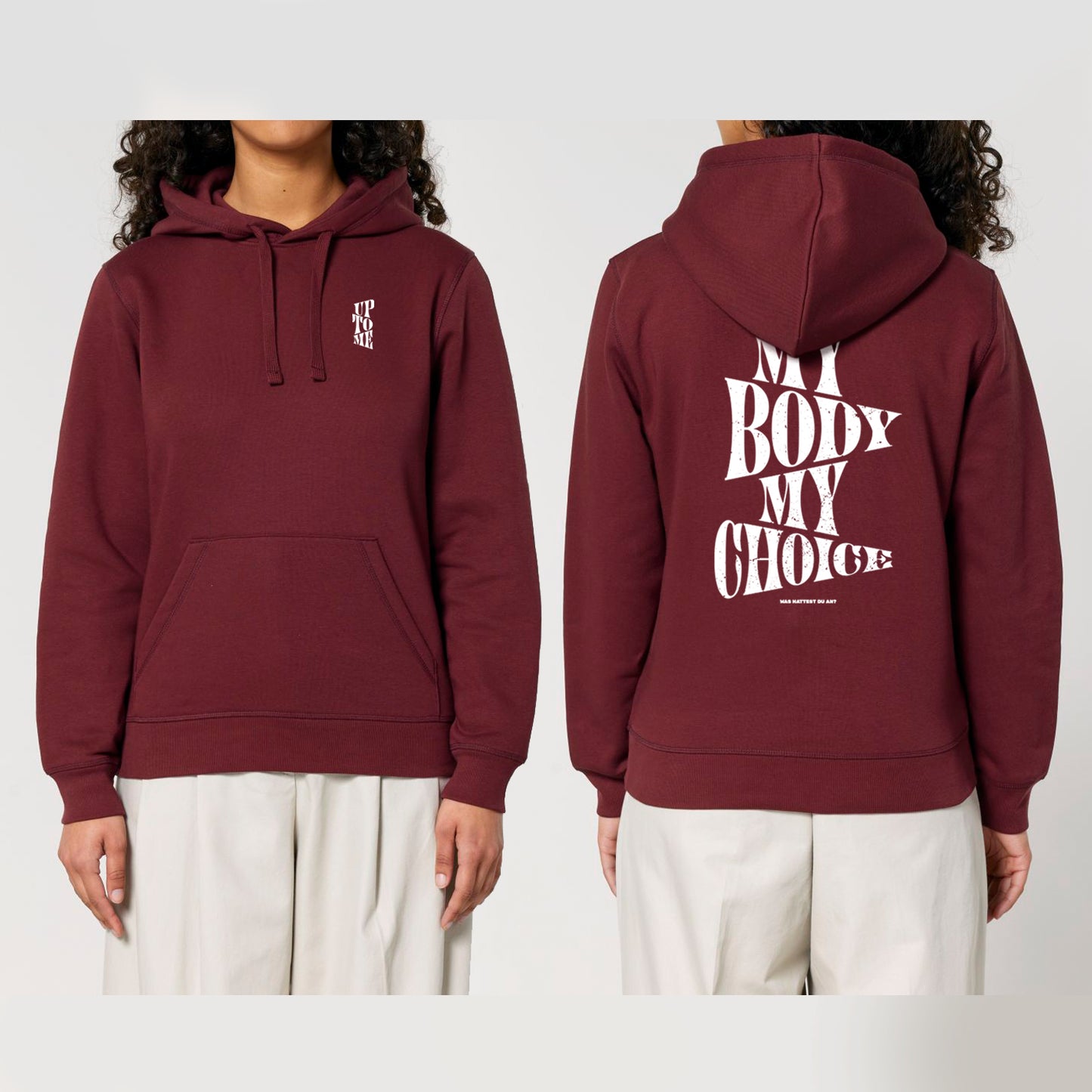 Hoodie "my body my choice"