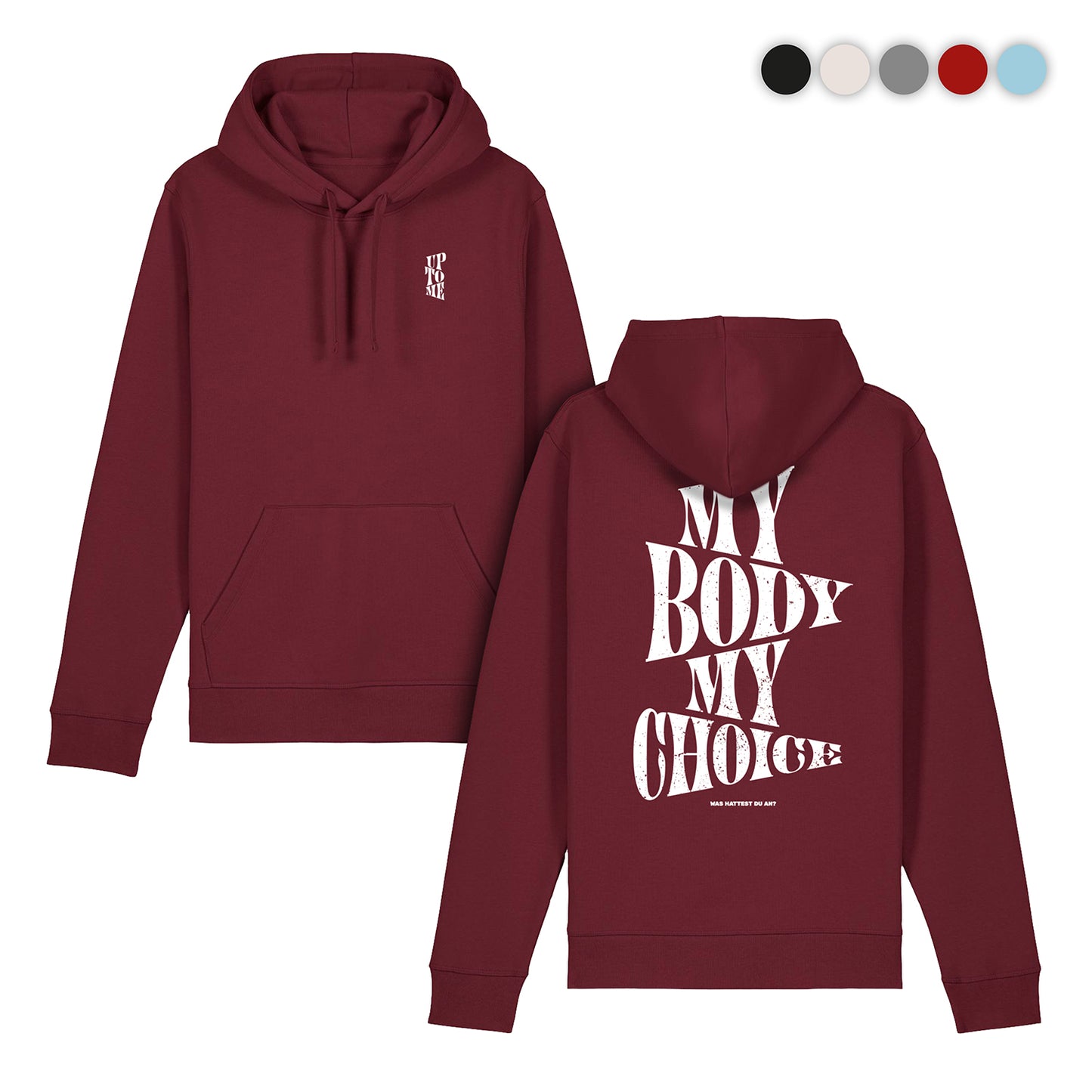 Hoodie "my body my choice"