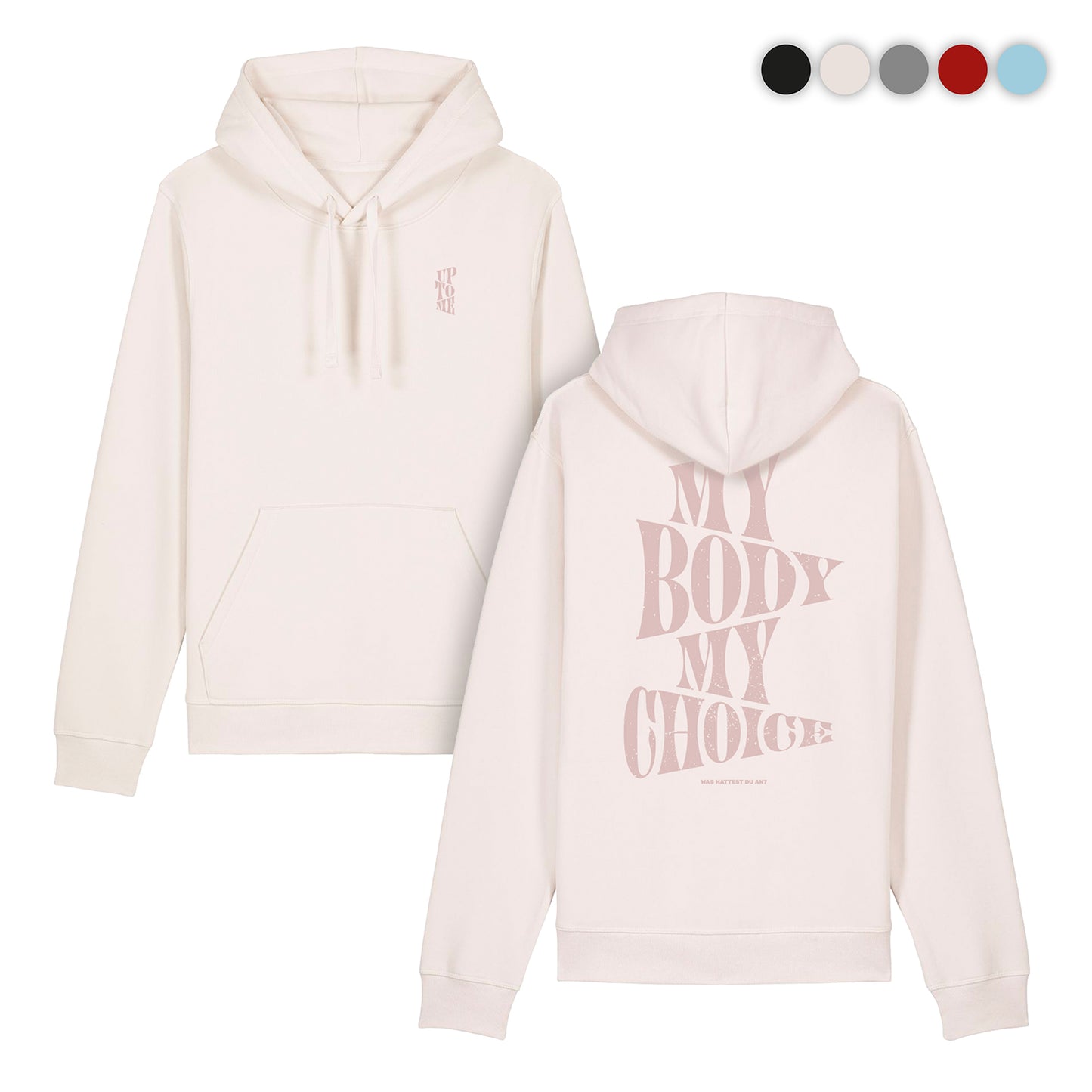 Hoodie "my body my choice"