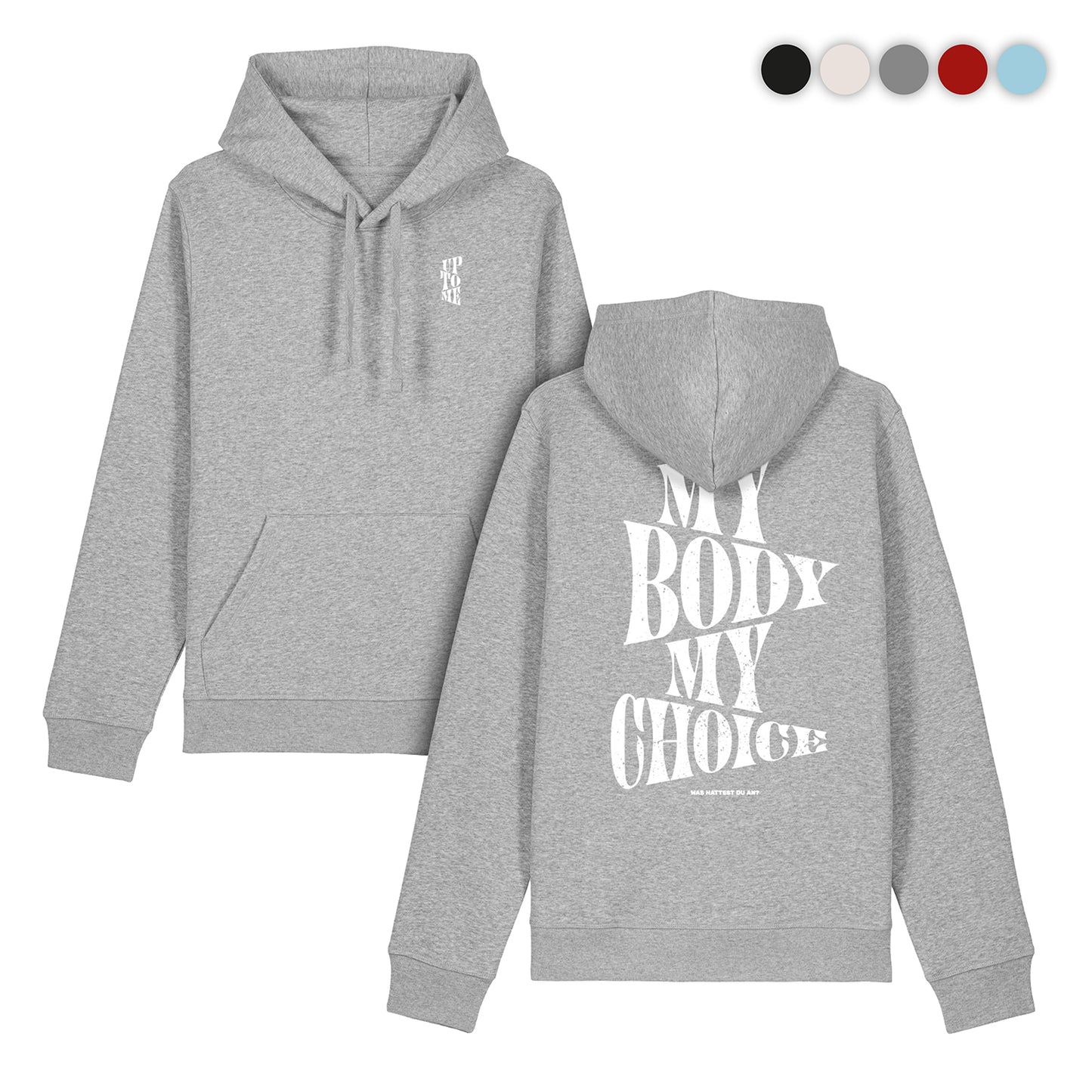 Hoodie "my body my choice"